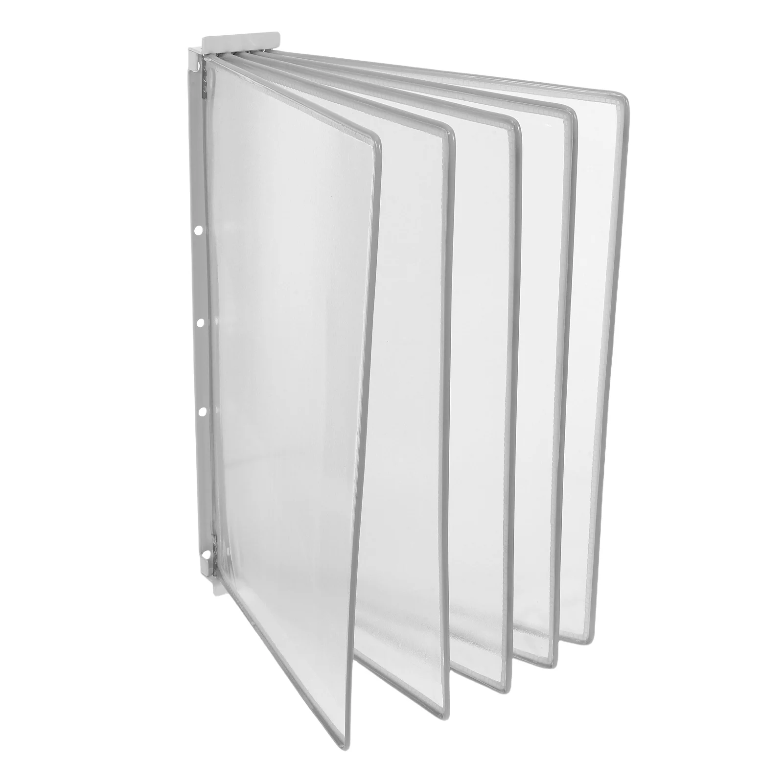 

Wall Mounted File Organizer 5-Page Flip A4 Wall File Holder For Office Classroom Document Storage Space Saving Design Iron