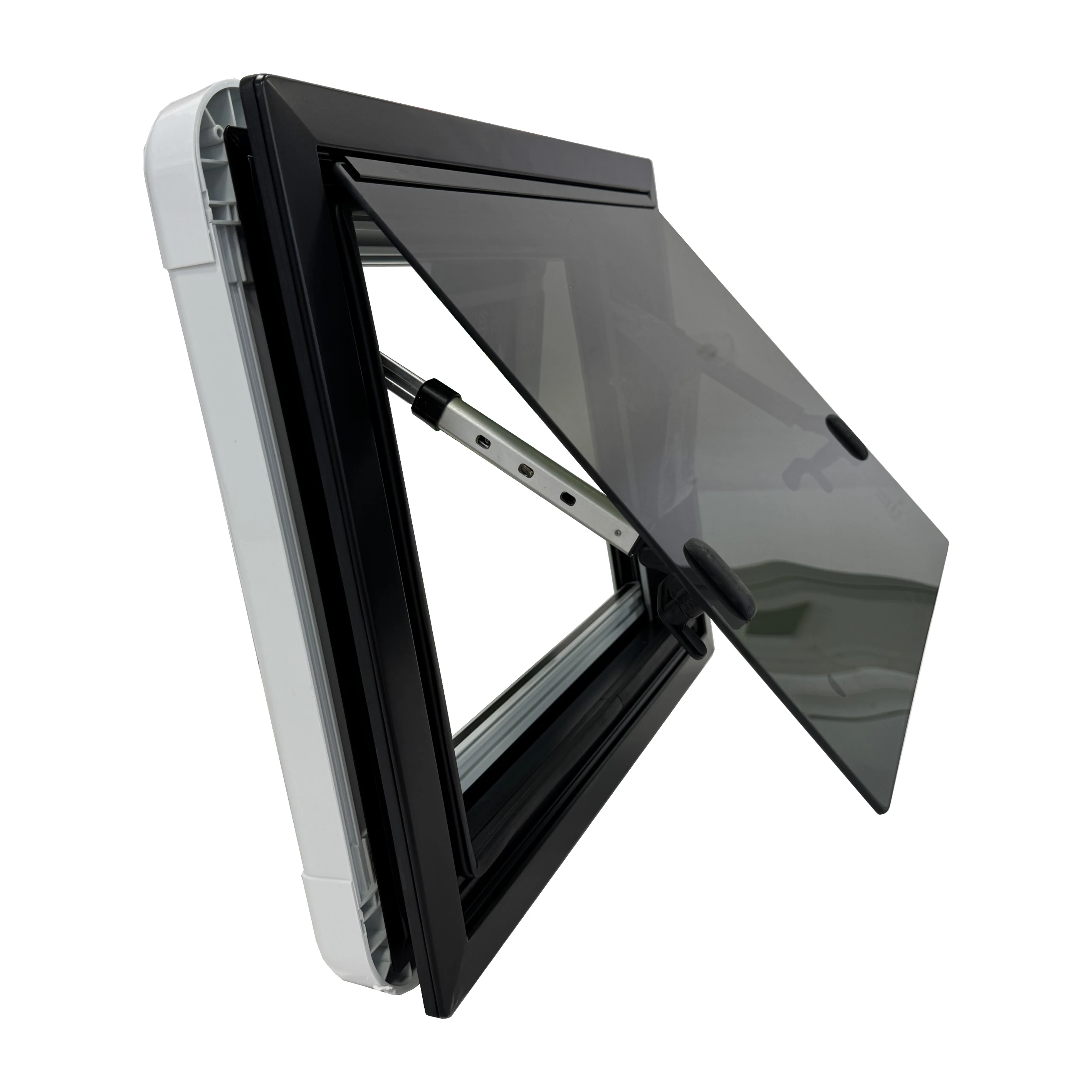 Aluminium Alloy RV Motorhome Trailer Caravan Window With E-mark/DOT Tempered Glass & Pleated Blind And FLY Screen For Caravan RV