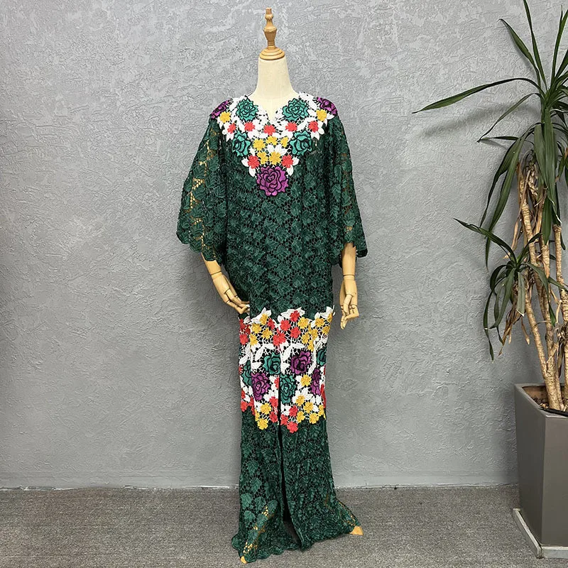 Femmes africaines Dashiki diamant Abaya musulman élégant longue soirée Maxi robes caftan livré avec intérieur noir taille libre vêtements