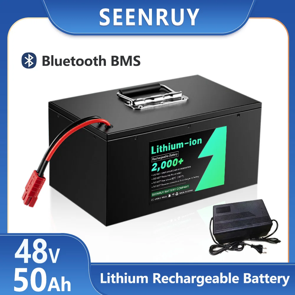 

48v 50ah Li-Ion mit Bluetooth 2800w Motors teuerung Solarenergie speicher Elektro rollstuhl Motorrad Lithium batterie