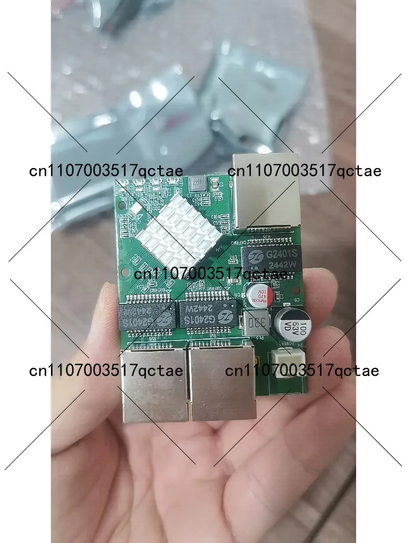 3 Port Gigabit Ethernet Switch Module PCB Board Network Motherboard for Display Screen Video Transmission