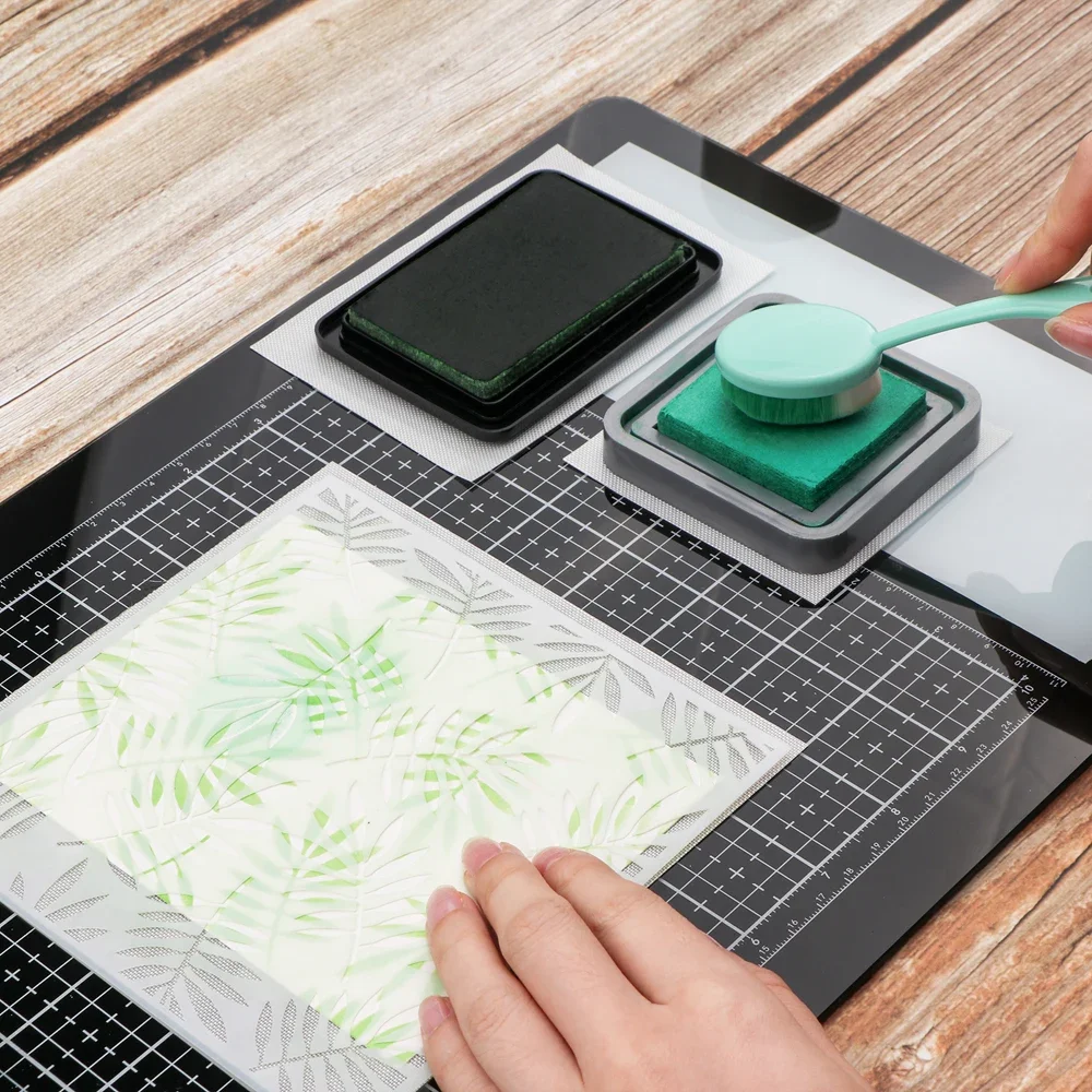 Creative Cuttable Large Media Grip Mat Heat Resistant Non-Slip Craft Mat Smooth Mat for Ink Blending Stamping Stenciling 1Mx50cm