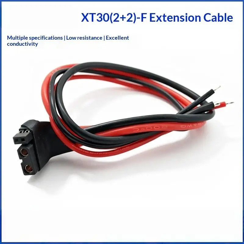 1Pcs Micro Servo Motor Cable, XT30(2+2)-F Extension Cord, Straight,Right Angle For RC Car Drone Battery Charging