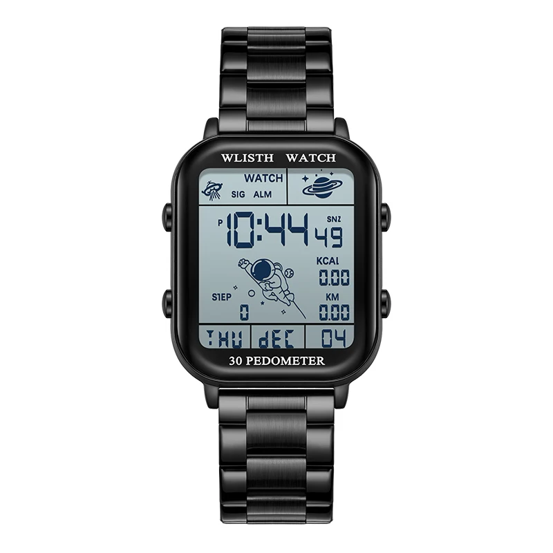 Digital Watche for Man Stopwatch Wristwatch Clock Electronic Watch Outdoor Timing Wristwatch Multi-Function Digital montre homme