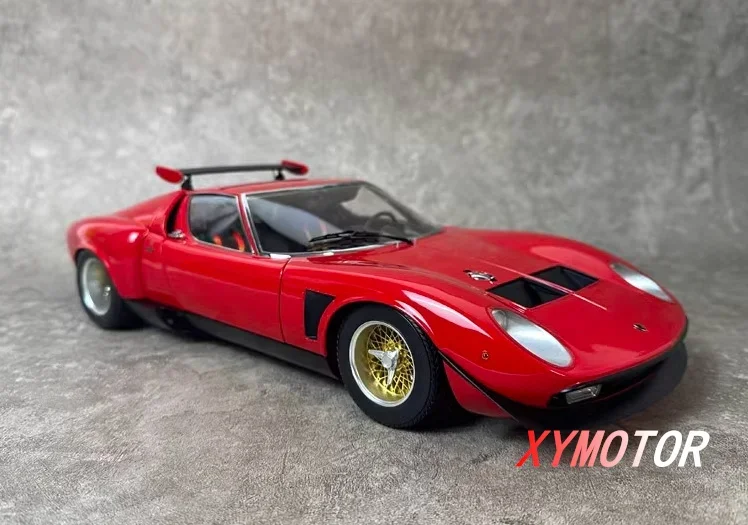 Kyosho 1:12 для Lamborghini MIURA SVR, литая под давлением модель автомобиля из сплава, детские игрушки, подарки, коллекция для хобби, красный металл, пластик, резина