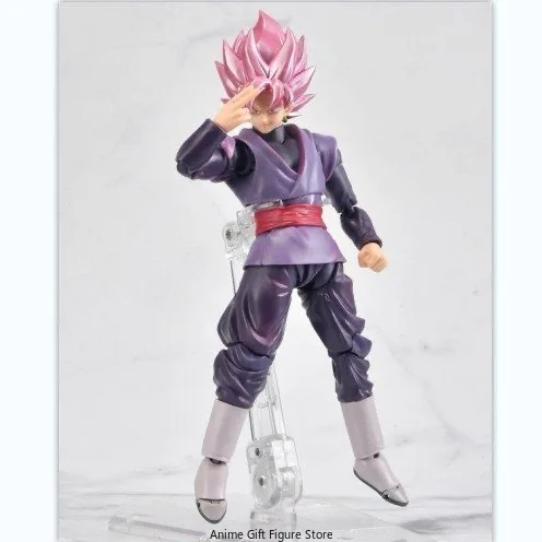 En Stock, Figura de Acción Bandai S.H.Figuarts SHF Goku Black Super Saiyan Rose, Réplica de Dragon Ball Super, Juguete Coleccionable de Anime, Regalo
