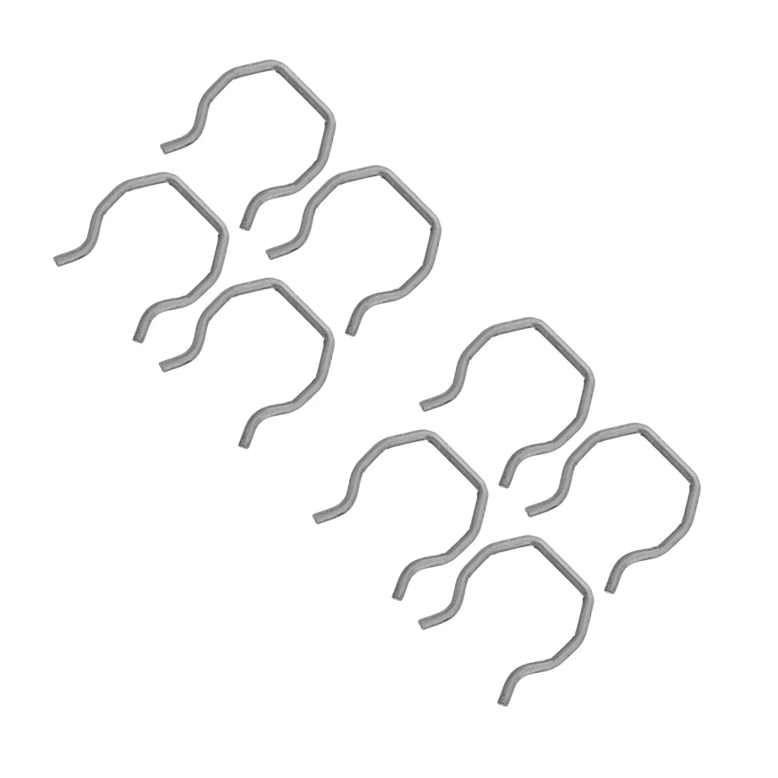 

8 pcs Injector Connector Clips Iron Car Plug Retainer Clamps Engine Car Injector Connector Clips Compacti