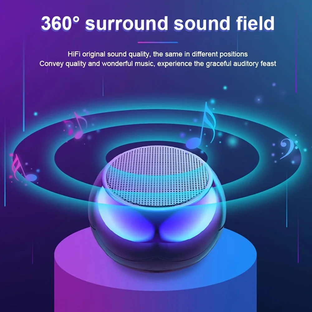 M3 Flash Wireless Bluetooth Speakers Portable Small Steel Gun Metal Heavy Subwoofer Outdoor Mini Bluetooth Small Speaker