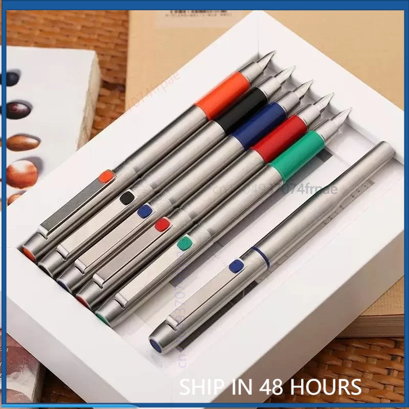 For MAJOHN B25 Master Design Replica Stainless Steel Fountain Rollerball Pen F Nib Ink Converter Cartridge Dual Use（2pcs）