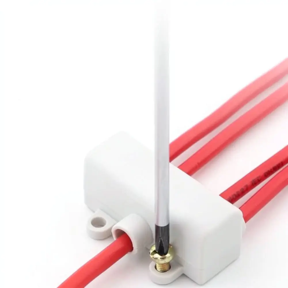 For For MG FS Industrial Power Distribution Terminal Block T Shape Cable Connector Electric Wire Splitter Joint Device