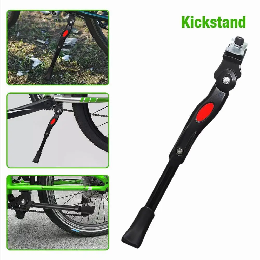 MTB Road Bicycle Kick Stand Aluminum Kickstand 24/26/27.5/29/700C Adjustable Mountain Bike Support Side Rear Parkingrack