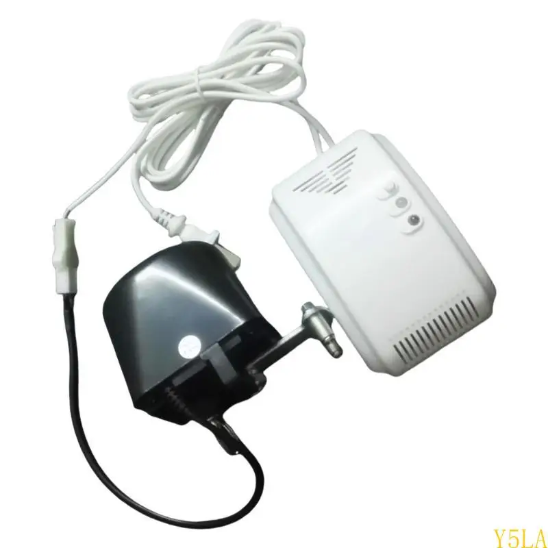 Y5LA MÉNAGE ALARME FEUILLE GAZ METHANE METHANE AVEC MANIPULATEUR AUTOMATIQUE FERME