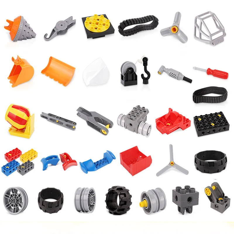 Grands blocs de construction en briques Moc 9656, 45002, outils pédagogiques, modèle mécanique, accessoires d'équipement, jouets éducatifs à assembler pour enfants