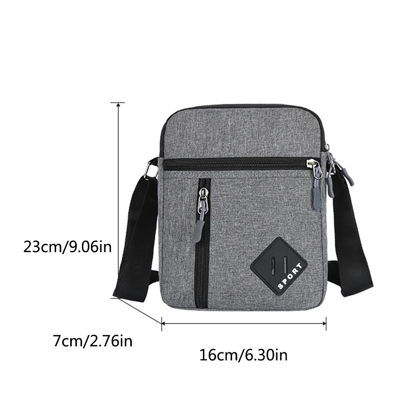 Oxford Cloth Minimalist Chest Bag, Cross-Border Outdoor Leisure Men's Shoulder Bag, New Portable Crossbody Bag