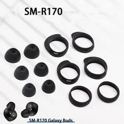 Replacement Eartips Earhooks Kit for Galaxy Buds Headset S/M/L 3 Pairs Silicone Earbud Tips Fit for GalaxyBuds SM-R170 Headphone
