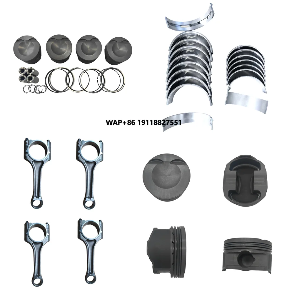 

Engine Rebuild Kit Forged piston and ring set, forged connecting Rods & Bearing Set For 2.0T GTI 06H105021M EA888 Gen3