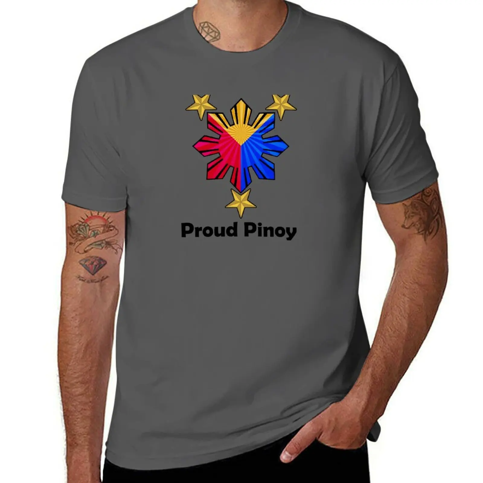 

Filipinos - Proud Pinoy T-Shirt man t shirt cotton high quality t shirts designer T-Shirt