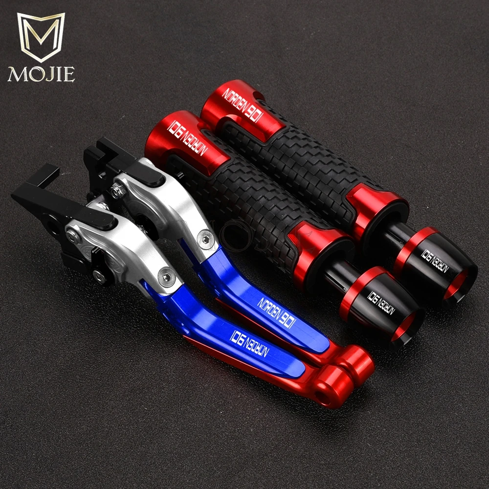 Motorcycle Adjustable Handles Brake Clutch Levers Handlebar Grips Ends For Husqvarna Norden 901 NORDEN901 2022 2023 2024 2025