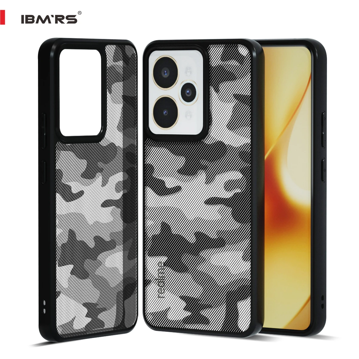 

Military Camo Case for Realme 15/15 Pro, [Rugged Protection] Shockproof Cover with Anti-Scratch & Enhanced Grip | IBMRS