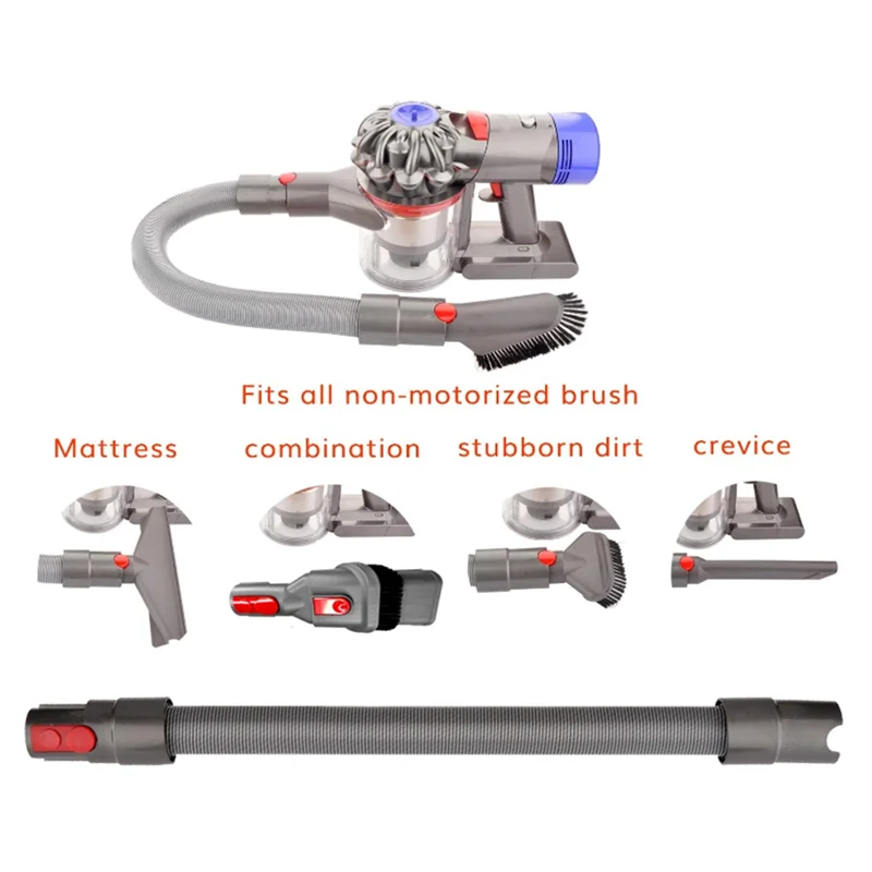 B06B-For Dyson V7 V8 V10 V11 V15 كشف مطلق مرفقات فراغ الحيوان أداة تنظيف الشقوق لتنظيف السيارة المنزلية متينة #3