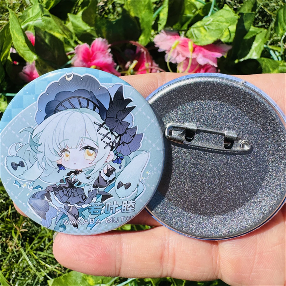 58mm Spiel Arknights Wakaba Mutsumi Togawa Sakiko Oblivionis Cosplay KOSTÜM Abzeichen Pin SPTE Weißblech Brosche ﻿   Requisite Gilf
