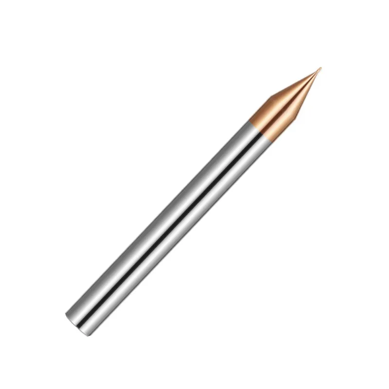 HRC55 M3 Carbide Micro Ball Nose/Flat End Mill 0.2-0.9 R0.15-R0.4 Radius for Steel Milling Cutters with Coating