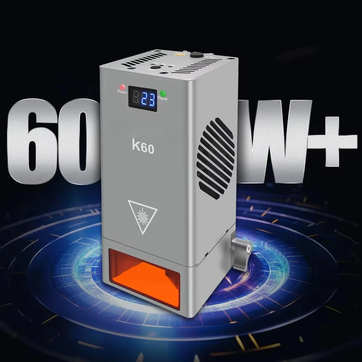 

LASER TREE 60W PWM TTL 450nm Blue CNC Lazer Cutting Head Leaf Diode Laser Engraving Module Kit For Metal Wood Stone Rubber Glass