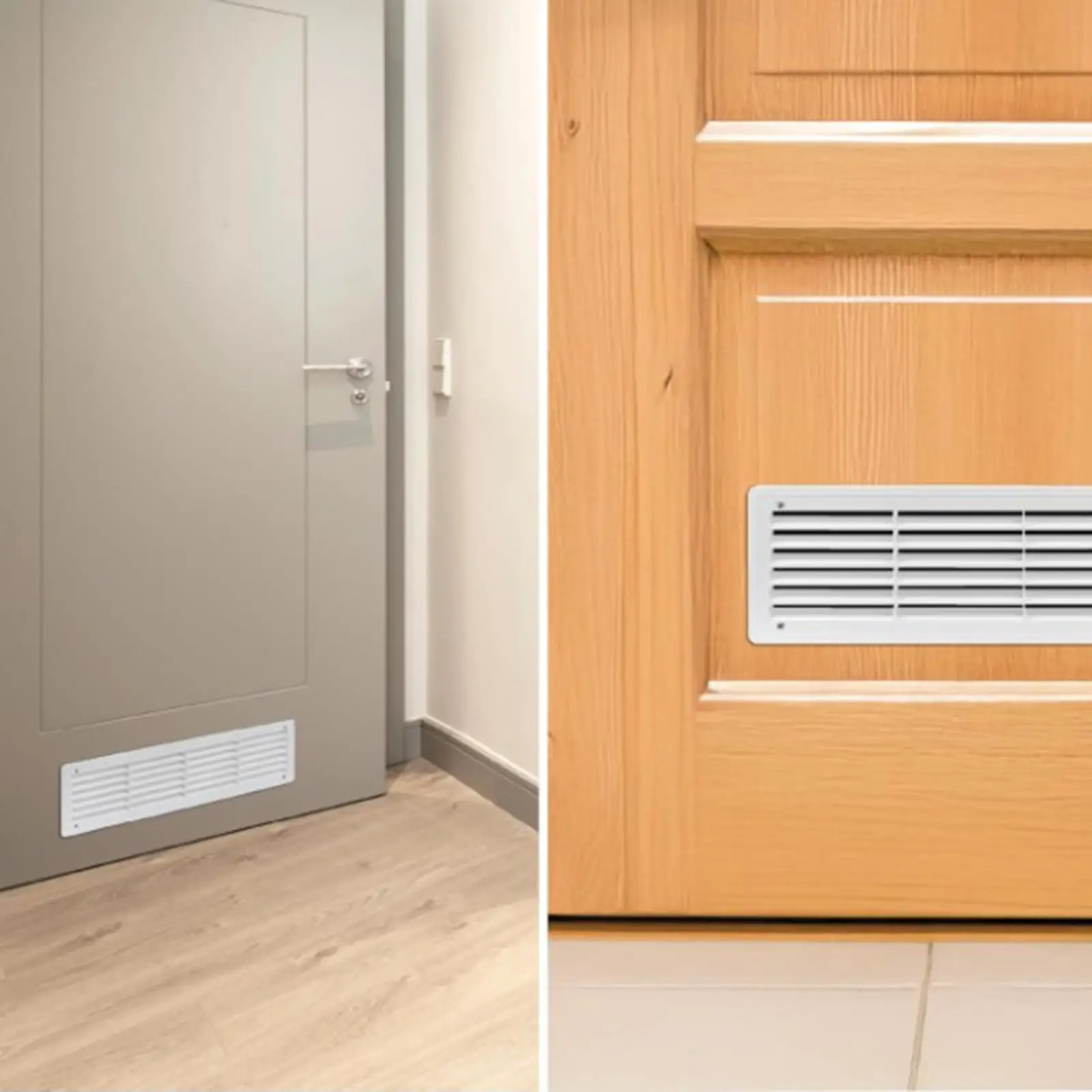 Aluminum Alloy Door Vent Cover Wave Design Air Grille for Cabinet Kitchen Bathroom Interior Wardrobe Drawer