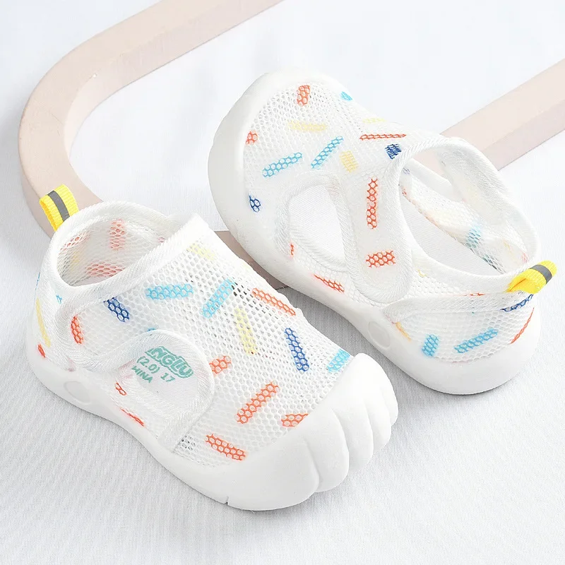 

Summer Breathable Air Mesh Kids Sandals 1-4T Unisex Baby Casual Shoes Anti-slip Soft Sole First Walkers Infant Lightweight Shoes