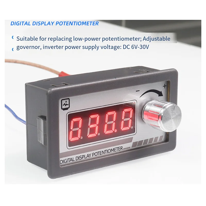 

ABUG-Digital Display Potentiometer 10K Single Potentiometer For Speed Controller Inverter
