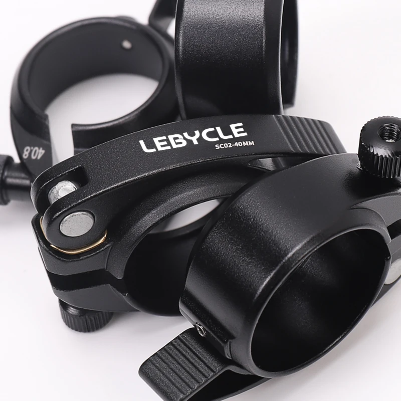 Lebycle Bicycle Seatpost Clamps Quick release 40mm / 40.8mm Aluminum alloy Mountain road bike Cycling Accessories