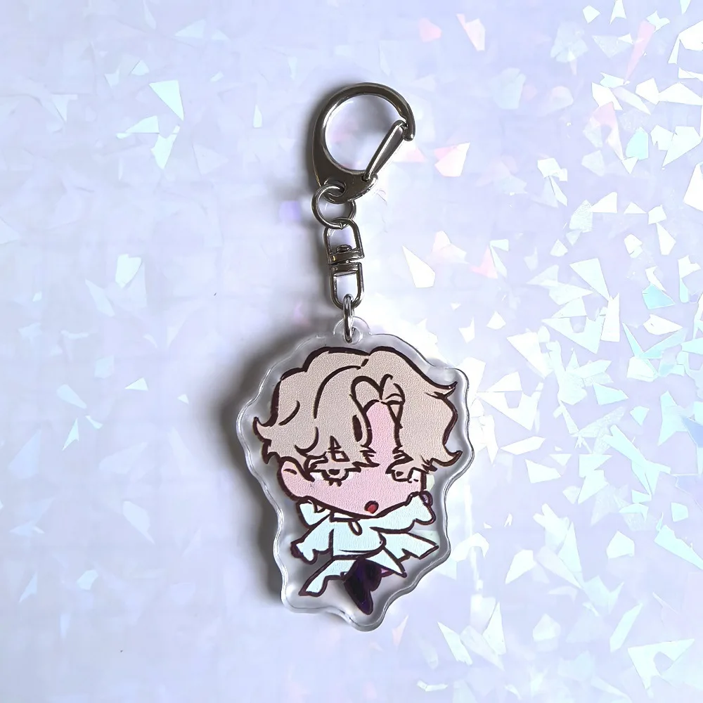 شفافة الغريبة المرحلة Chibis المفاتيح لوكا إيفان حتى ميزي هيونا سوا حلقة رئيسية لعبة اكسسوارات ظهره قلادة مجوهرات هدية