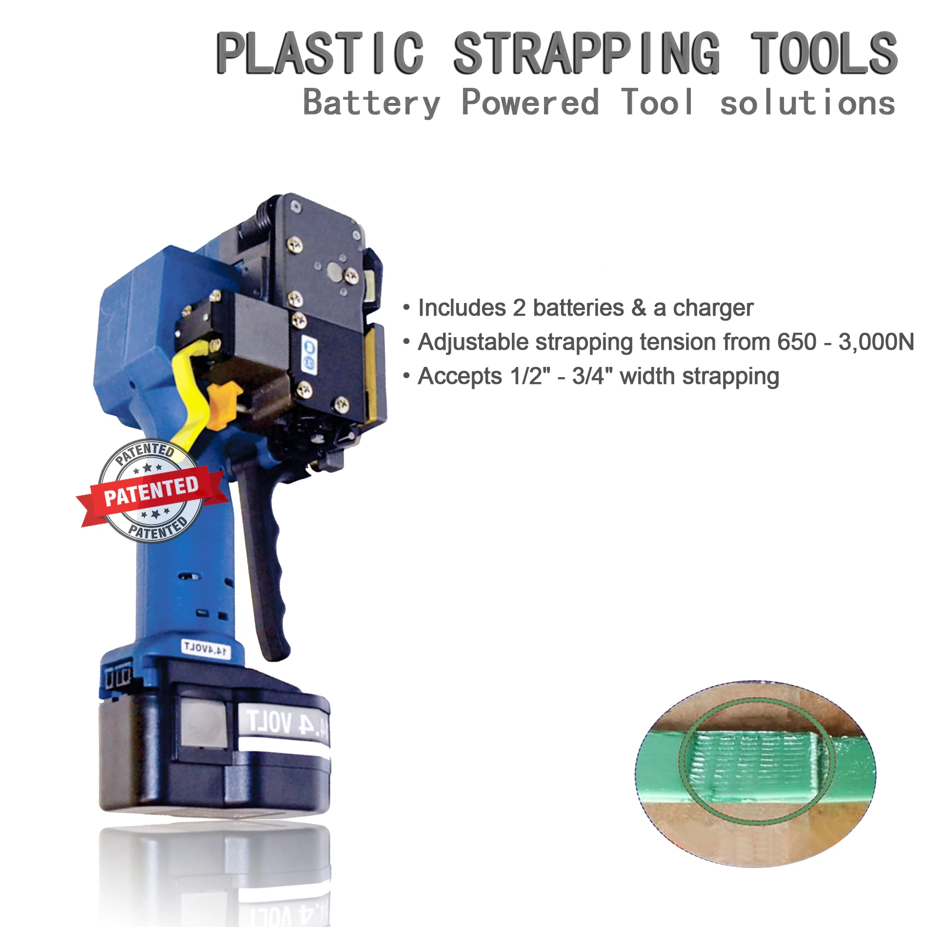 Promoção ferramentas elétricas palete cintar selo que faz a máquina pp pet cintar alimentado por bateria máquina de cintar hot melt