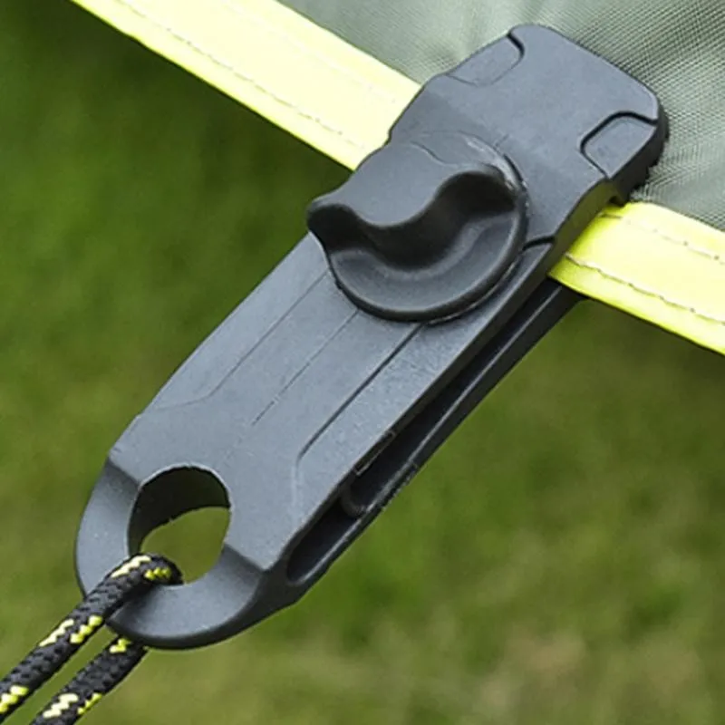 

High Quality Tent Clip Heavy Duty Windproof Awning Clamp Grip -tent Clips For Camping Tarps Caravan Garden Shade Cloth