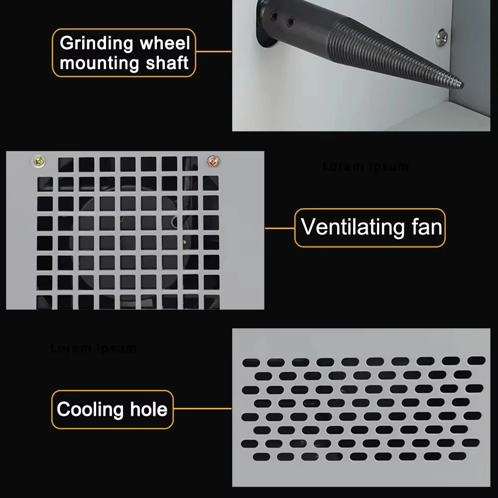 

Desktop vacuum cleaning and polishing machine DM-2 Single head vacuum cloth wheel machine Agate gold, silver and jade polishing