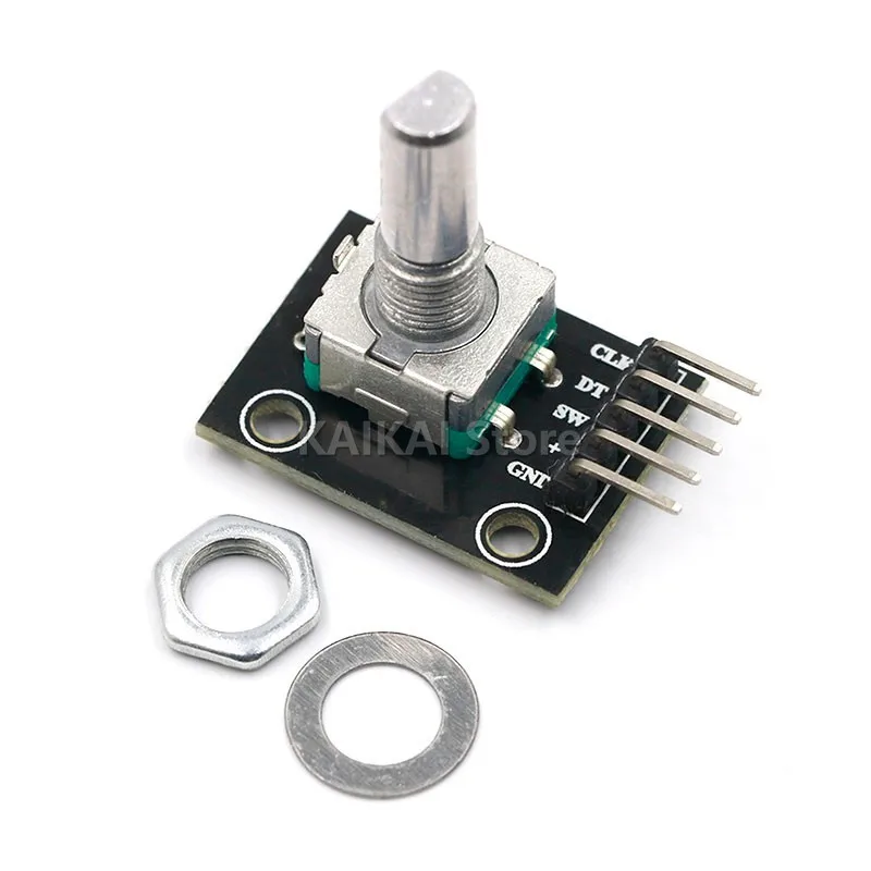 360 Degrees Rotary Encoder Module For Arduino Brick Sensor Switch Development Board KY-040 With Pins