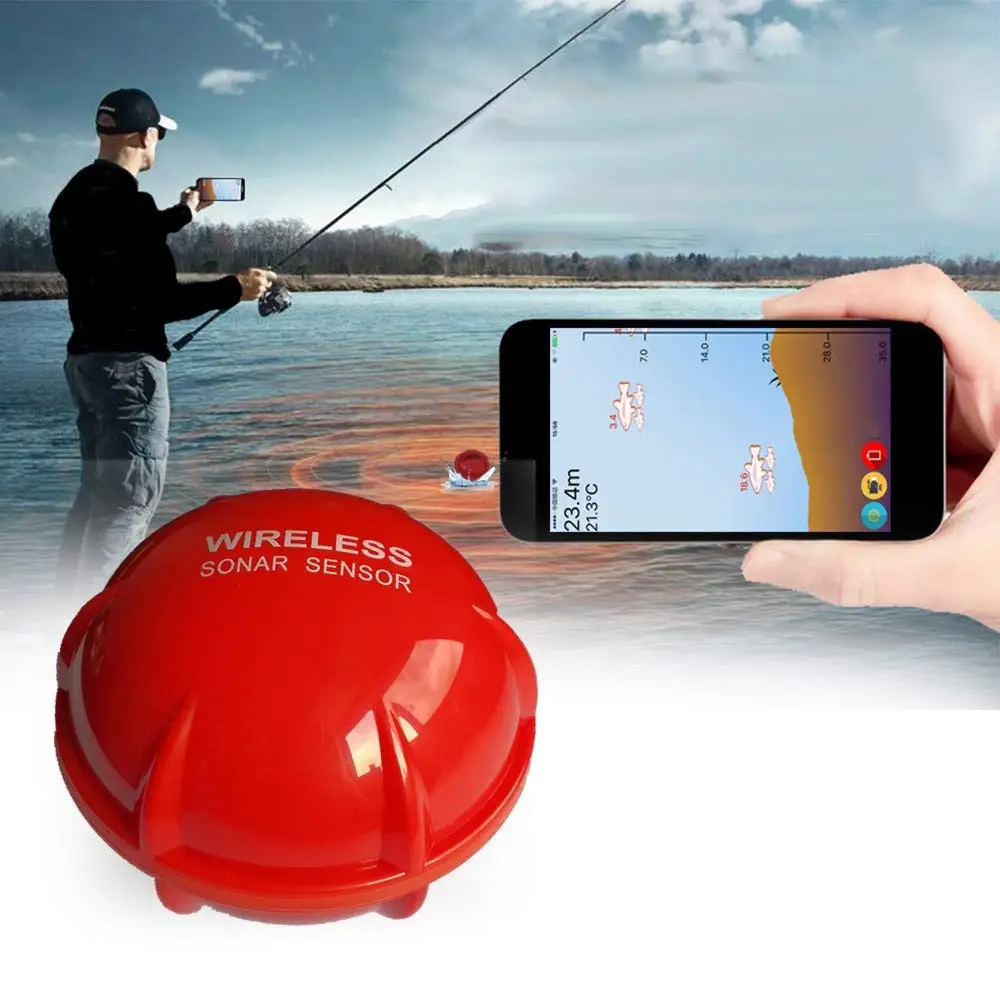 2023 new Wireless Fish Finder sonar sensor Echo Sounder