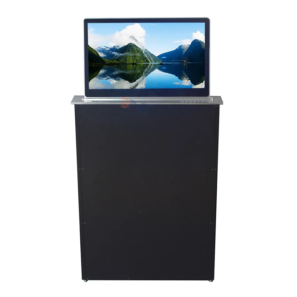 

17.3 Inch Touchscreen Audio Conference System with Hidden Flip-Up Pop-Up Presentation Feature for Video Meetings & Conferences