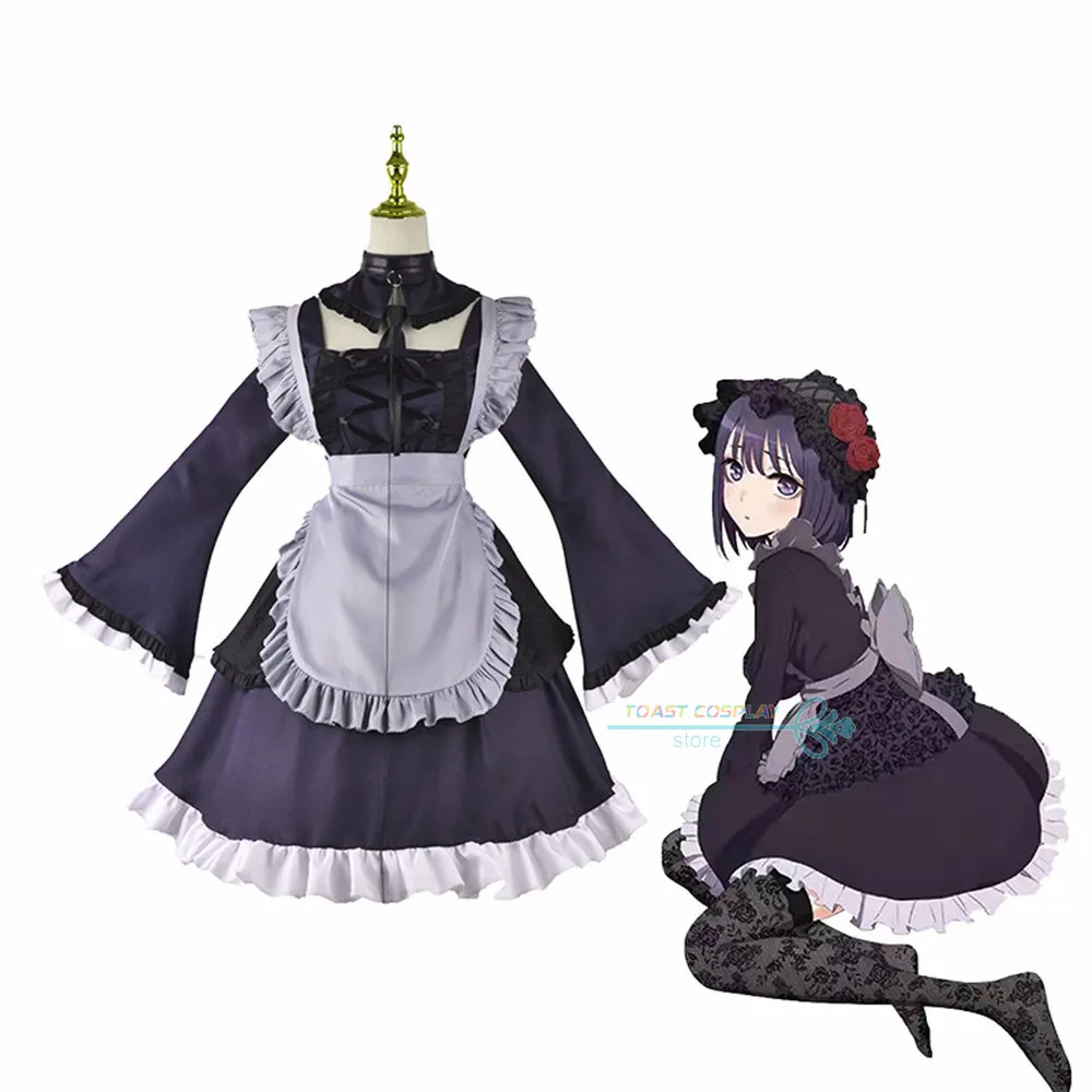 Anime My Dress-Up Darling Cosplay Kitagawa Marin  Halloween Party Women Sexy Girl Maid Dress Wig Kitagawa Marin Cosplay Clothing