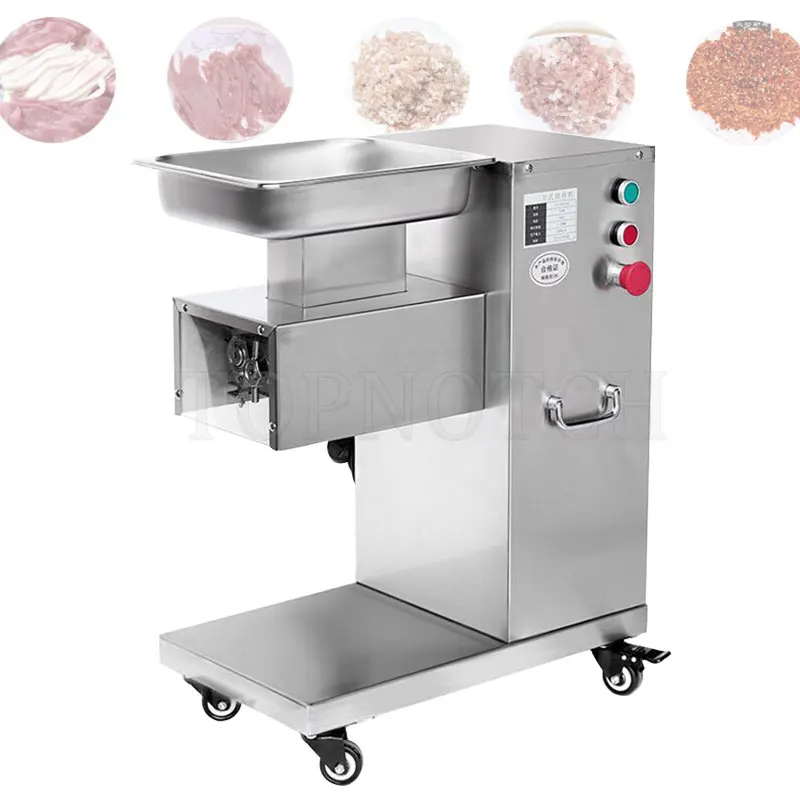 

Vertical Meat Cutting Grinder Multifunctional Chicken Pork Slicing Machine Food Process Equipment