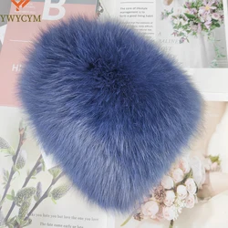 Hot Sale Winter Hat 100% Real Natural Silver Fox Fur Women's Knitted Fur Cap Women Hat Fox Fur Hat Female Ear Warm Winter Must