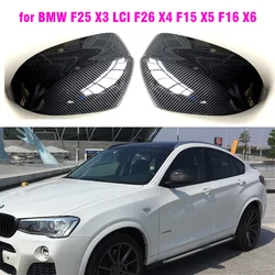 Car Side Door Rearview Side Mirror Cover Cap For BMW F15 X5 F16 X6 F25 X3 F26 X4 2014 2015 2016 2017 2018 Parts styling