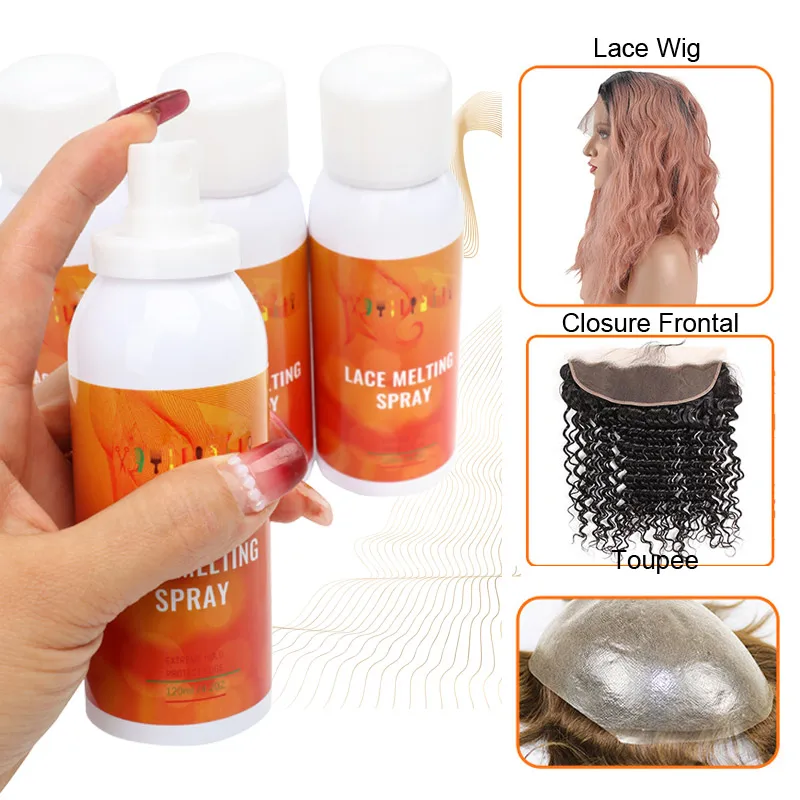 Glueless Lace Melting Spray Lace Holding Spray 3Packs Melted And Slayed Spray For Wigs And Edges Game Changer Lace Wig Spray