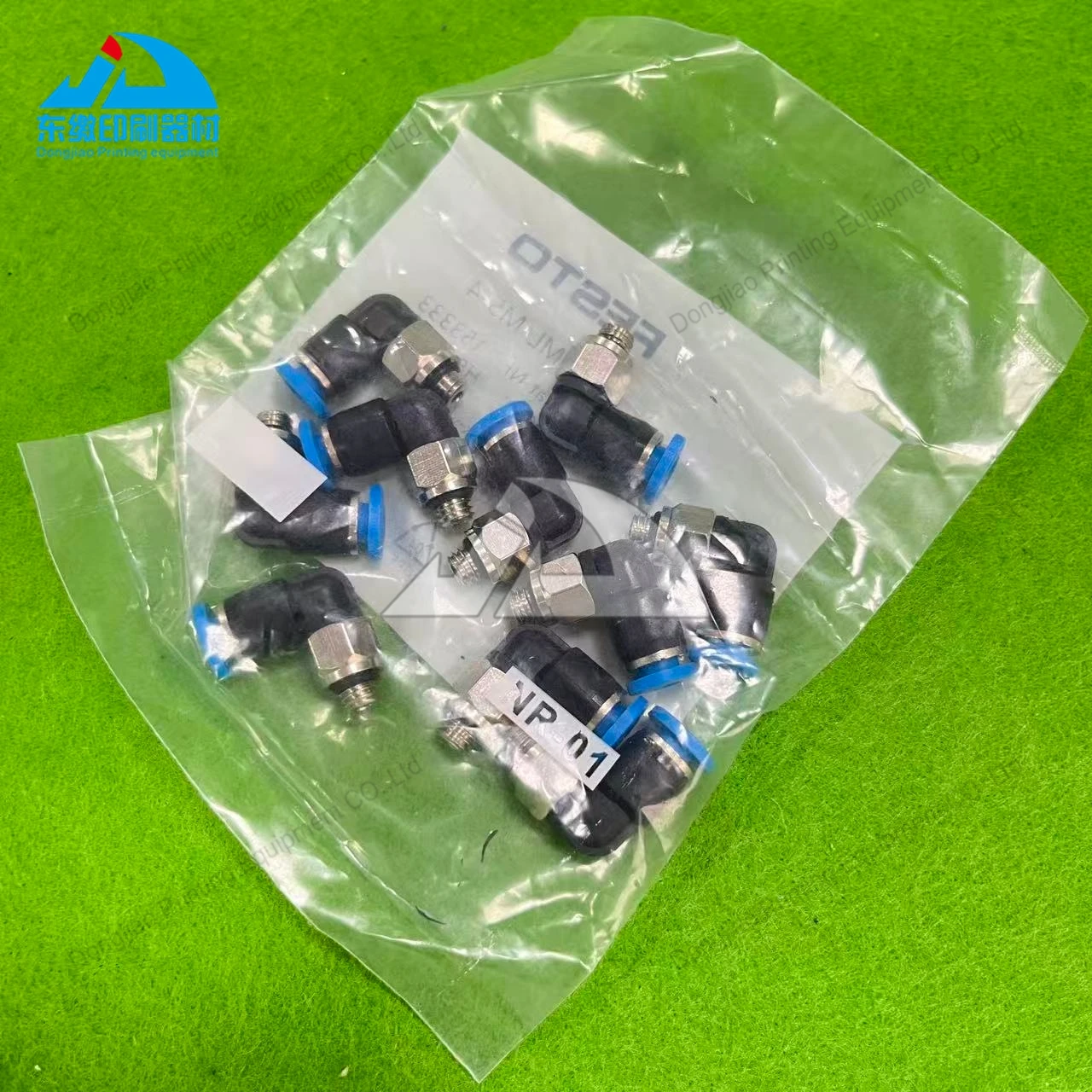 

Hot Selling Printing Machinery Parts QSML-M5-4 Push-In L-Fitting Connector Plastic Pneumatic Fitting Air Hose Quick Connector