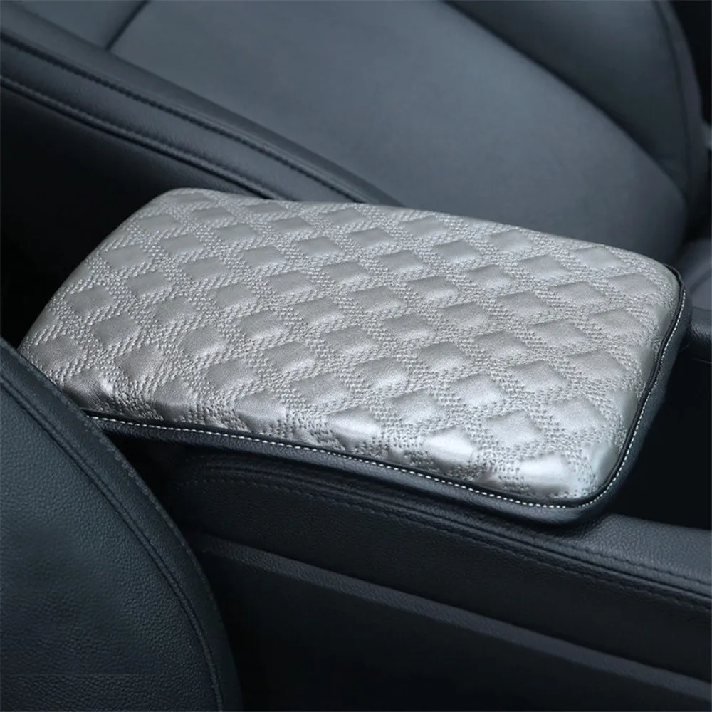 Car Armrest Box Mat For Nissan Pathfinder Versa GTR 350Z Sunny Teana Qashqai X-Trail Murano Maxima Navara Car Armrest Pad Cover