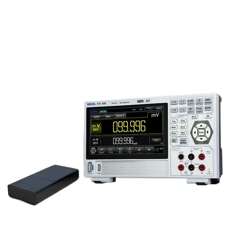 RIGOL DM858/DM858E 5.5-bit resolution 125rdgs / 80rdgs digital desktop multimeter 0.03%/0.06% DCV accuracy storage of 500,000