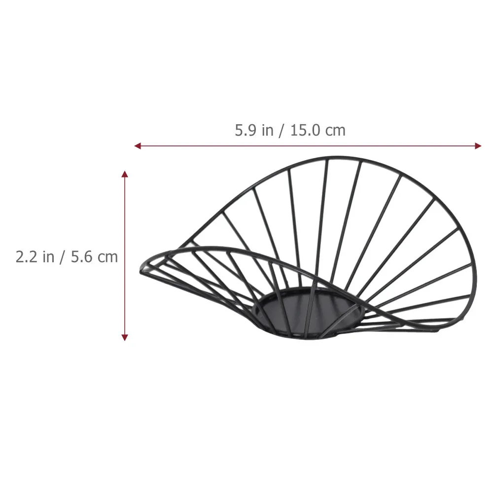 2Pcs Creative Iron Stand Modern Geometric Holder for Living Room Coffee Table Bookcase Aromatherapy Home