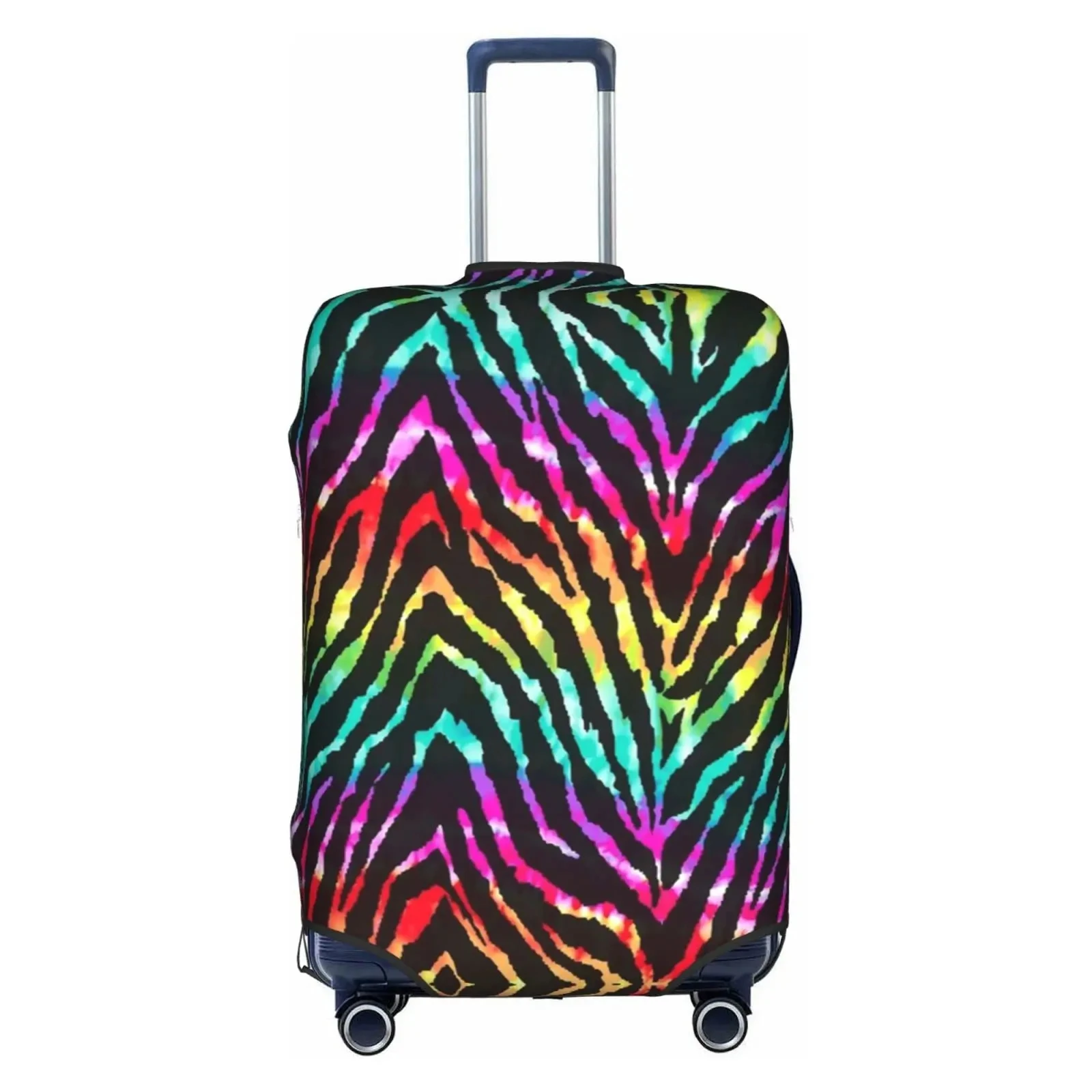 Foldable Zebra Stripes Print Luggage Protective Dust Cover Anti-scratch 18-32 Inch Suitcase Covers To Luggage Set Stretchable