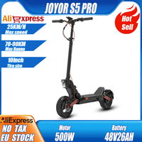 JOYOR S5PRO E-Scooter 500W Motor 48V26AH Battery Adjustable Height Electric Scooter Aldult 10 Inch Tire City Electric Skateboard