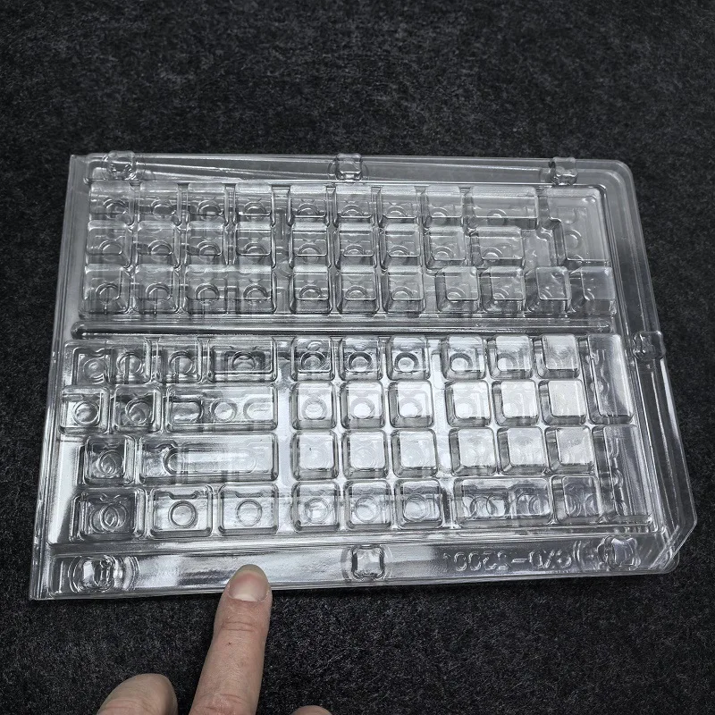 Keycap packaging small full set 133 keys factory height vacuum formed+yellow leather